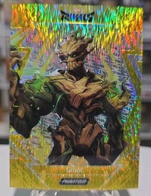 2025 Phantom Marvel Rivals Groot Yellow Prism PMR-ZFD-18 214/259