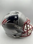 Ty Law Signed & Inscribed Full Size Speed Authentic Helmet Beckett New England