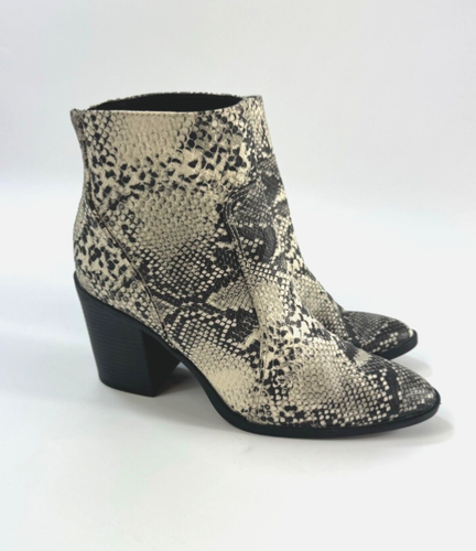 Qupid Snakeskin Boots Size 8 Western Boho Bohemian Cowgirl - Picture 3 of 8