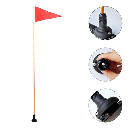 Multi- Function Safety Flag Accessory Professional Boat Flag Folding Kayak Flag