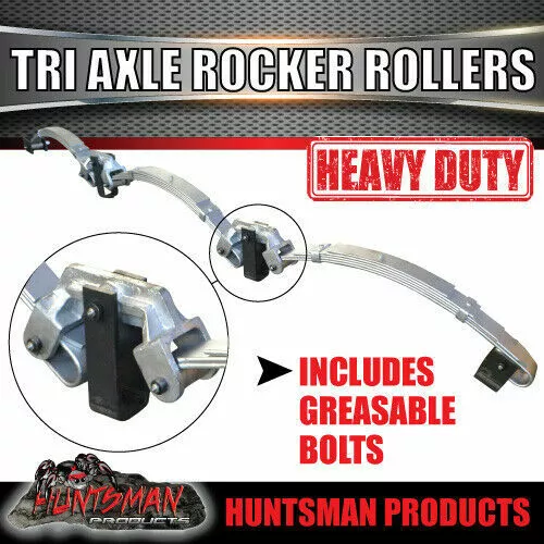 DIY 4200Kg Tri Axle Hydraulic Disc Braked Boat trailer Kit Dacromet Springs - Picture 4 of 11