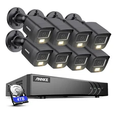 ANNKE 3K Lite 8CH DVR 5MP Color Night Audio Recording System Camera System IP67
