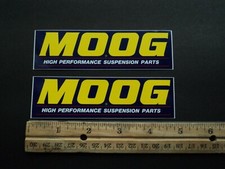 Lot Of 2 Moog High Performance Racing Decals Stickers Nascar Nhra Off Road Med