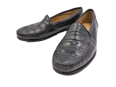 Sandro Moscoloni Lance Black Leather Slip On Loafers Mens US 7.5 Made In Spain Sandro Moscoloni Black Slip-Ons for Men | Mercari main image 3