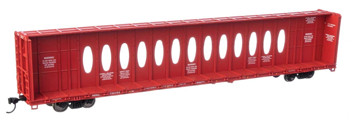 H0 Scale - Walthers 72' Centerbeam Flatcar Northwestern Oklahoma - 50723 Neu