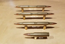 Bullet 308/7.62 Brass Cabinet Handles - Qty 1 - Flat shipping, any quantity