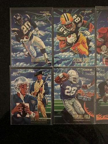 Fleer Pro-visions Football 1-6 1995 set completo RARO set inserti NFL - Foto 2 di 3