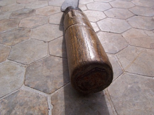 Vintage Allotment - Turnip Hand Tool - Long Head For Restoration 19" MIE. - Picture 3 of 8