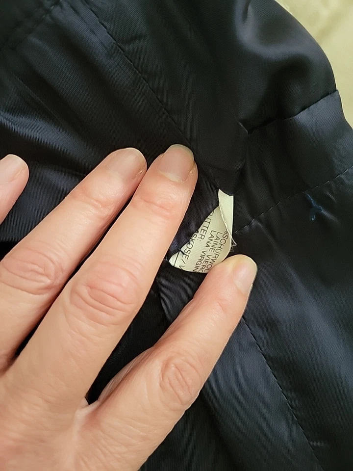 FALDA RECTA LOUIS FERAUD AZUL MARINO GRANDE HECHA EN ALEMANIA escalonadas Foto 4 de 4