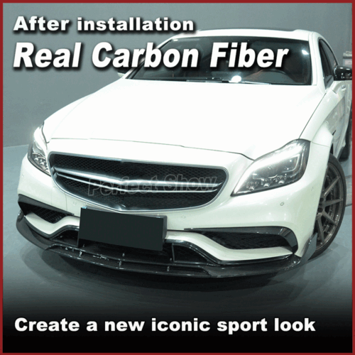Alerón divisor aletas aletas de carbono Canards AMG para Mercedes Benz W218 CLS63 - Imagen 3 de 13