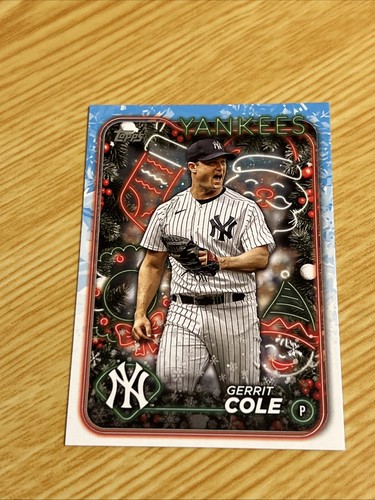 2024 Topps Holiday #H12 Gerrit Cole New York Yankees - 第 1/2 張圖片