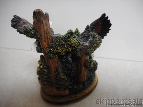 EAGLES AT RIVER CERAMIC SCULPTURE 蜈ィ譁ー - 隨ャ 3 蠑/蜈ア 3 蠑