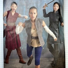 Simplicity Womens Sewing Pattern 8718 Costume Warrior Dress Vest SZ 6-14 Cosplay