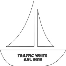 Marine Spray Paint, 400ml Flexithane Flexible PVC Coating, Semi-Gloss, 12 Colour