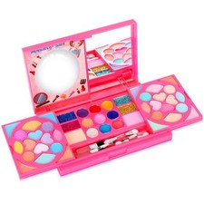 Kids Makeup Kit for Girl Washable Real Safe  Non-Toxic Little Girl Makeup Se...