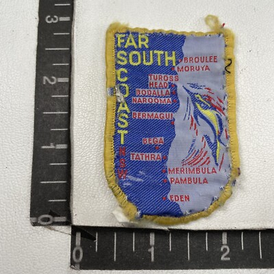 Vtg As-Is-Quite-Rough FAR SOUTH COAST Australia Patch 13NF