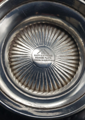 Vintage Mappin & Webb Triple Deposit Princes Plate Footed Bowl