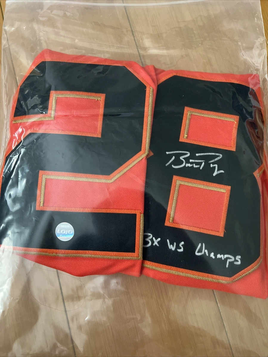 autographed buster posey jersey