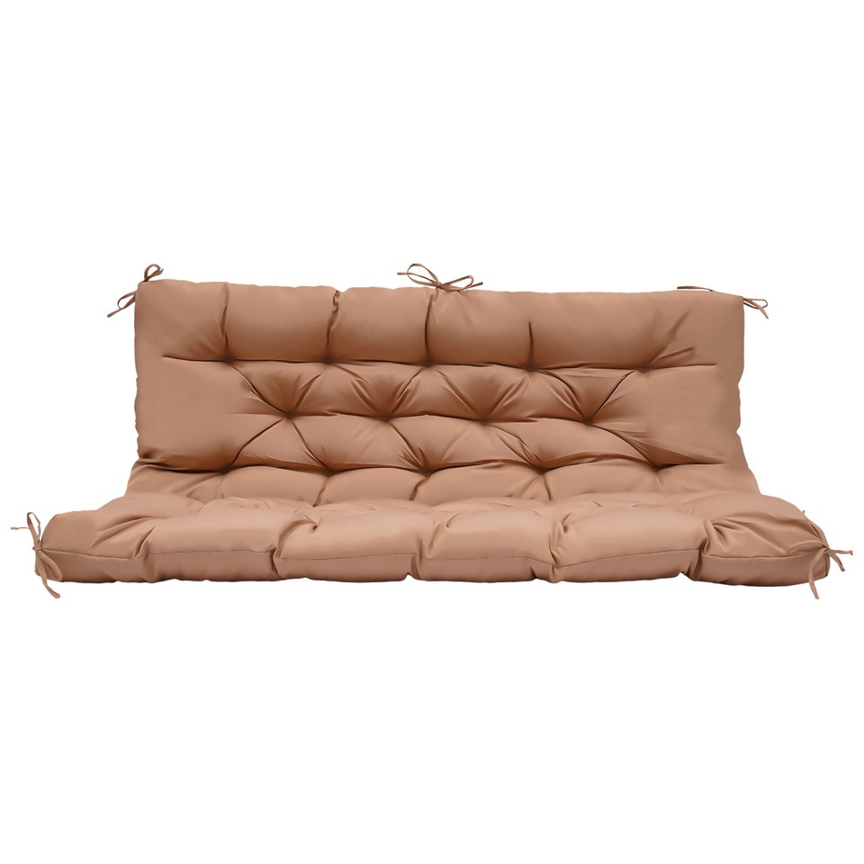 Outdoor Bench Chair Cushion Oxford Cloth Patio Seat Pad 120x100cm