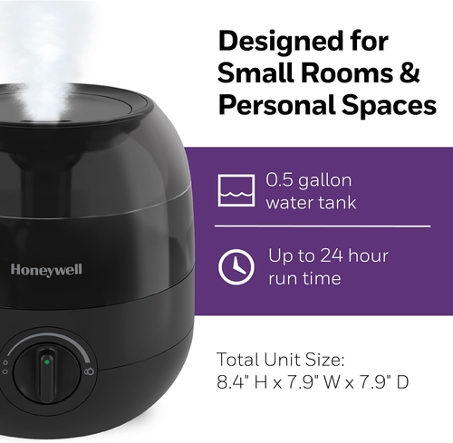 Mini Cool Mist Humidifier, Easy to Fill and Clean, Humidifier for Small Bedroom, - 第 7/8 張圖片