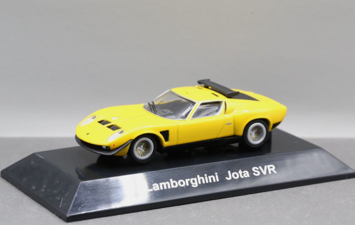 Kyosho Lamborghini Jota SVR 1/64ミニカー 1/64 Kyosho LAMBORGHINI JOTA SVR BLACK diecast car model | eBay