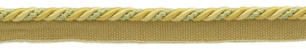 DÉCopro Dekorativer Twisted Rope Cord Mit Lip, Farbe# EL07, 24 Yards-image