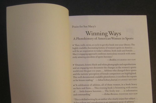 Winning Ways A Photohistory of American Women in Sports by Sue Macy 0590763369 - Picture 2 of 9