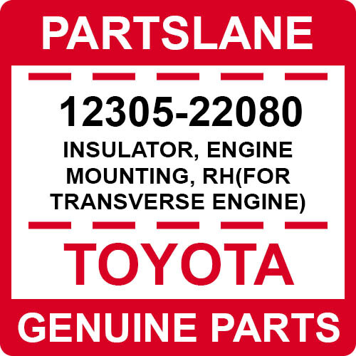 Toyota 12305 22080