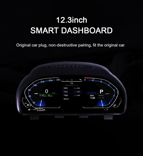 Digital Cluster For BMW 5 Series F10 F11 F18 F07 2010-2017 Meter LCD Dashboard - Picture 8 of 14