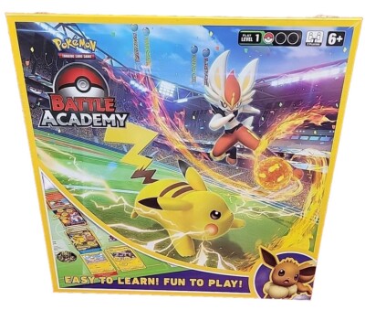 NEW SEALED Pokemon TCG Battle Academy 2022 Eevee Cinderace Pikachu 3-Deck Set