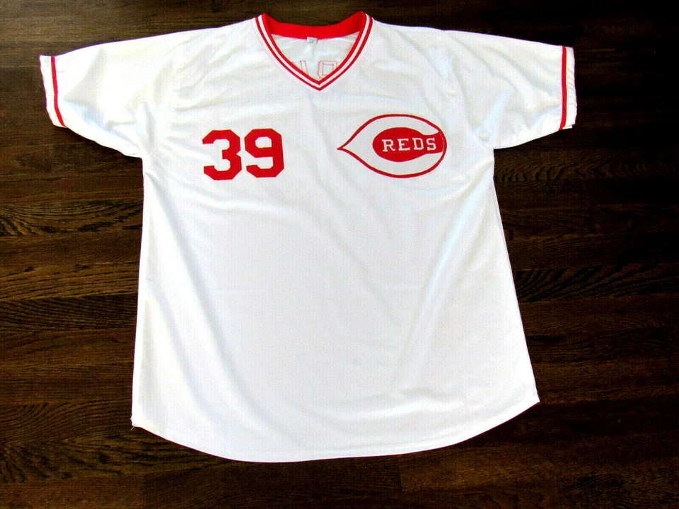 DAVE PARKER COBRA CINCINNATI REDS HOF SIGNED AUTO VINTAGE HOME JERSEY JSA BEAUTY - Image 3 of 3