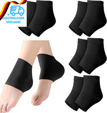 4 Paar Gel-Fersensocken Ferse Socken Offene Zehensocken Feuchtigkeitsspendend, W