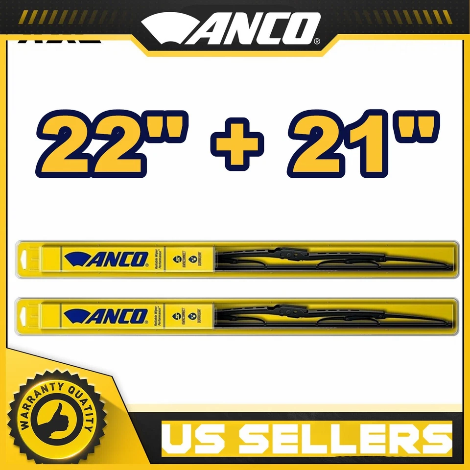 Juego de limpiaparabrisas para ANCO para HONDA PILOT (2009-2015) par de ajuste directo, delantero Foto 2 de 4