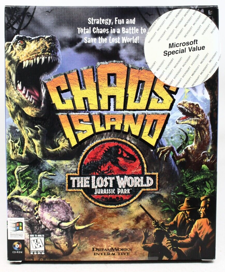 Lost World: Jurassic Park -- Chaos Island (PC, 1997) - New