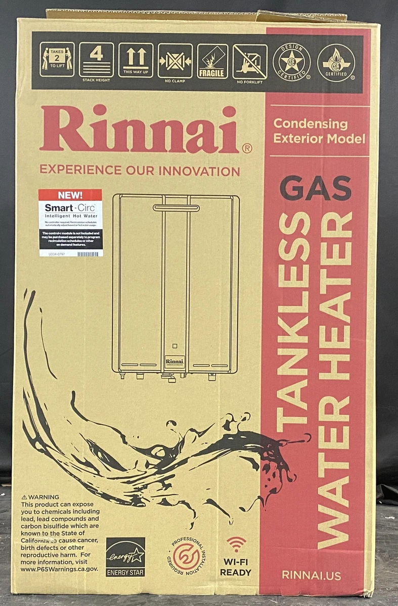 Rinnai RSC160eP Tankless Water Heater Outdoor Propane Gas 160K BTU New Open  Box | eBay