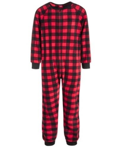 Family Pajamas Matching Kids 1-Pc. Red Check Printed Family Pajamas - Red - Picture 4 of 8