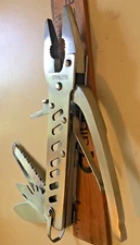 All-Trade (?) Multi-tool Pliers Set with Case-5 Multi-use Blades-Stainless Steel