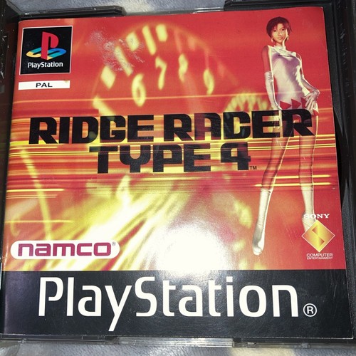 Sony PS1 Ridge Racer Type 4 Plus Demo Disk Complete With Manual - Picture 9 of 11
