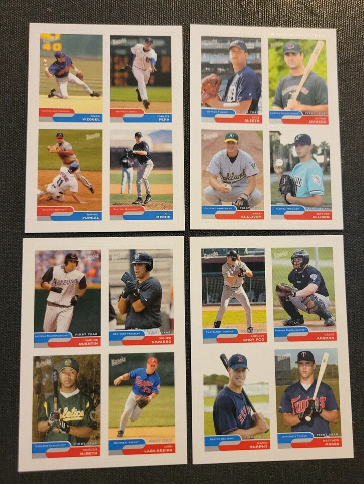 2004 Topps Bazooka Baseball Stickers, Tattoos and Comic Strips 16 Card Lot - Image 2 of 4