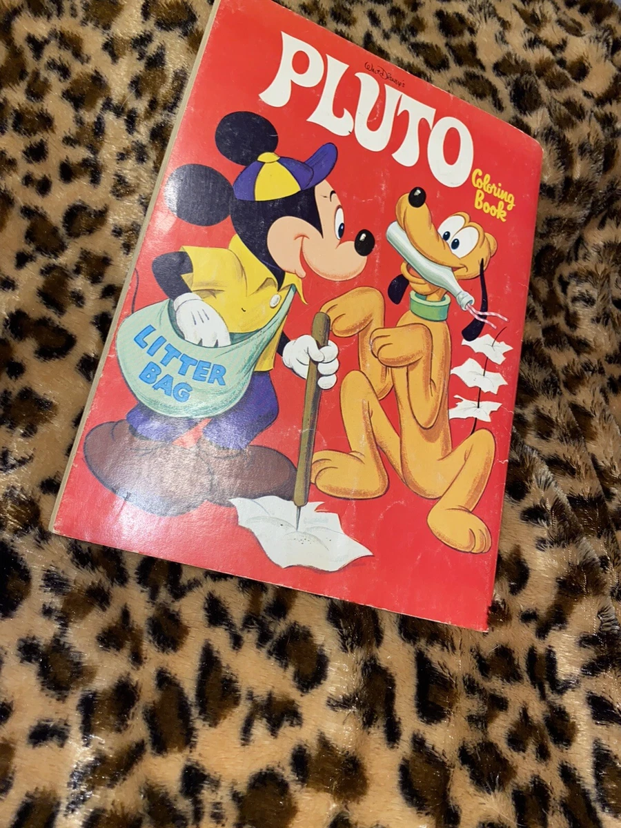 Mickey Mouse And Pluto Coloring Pages