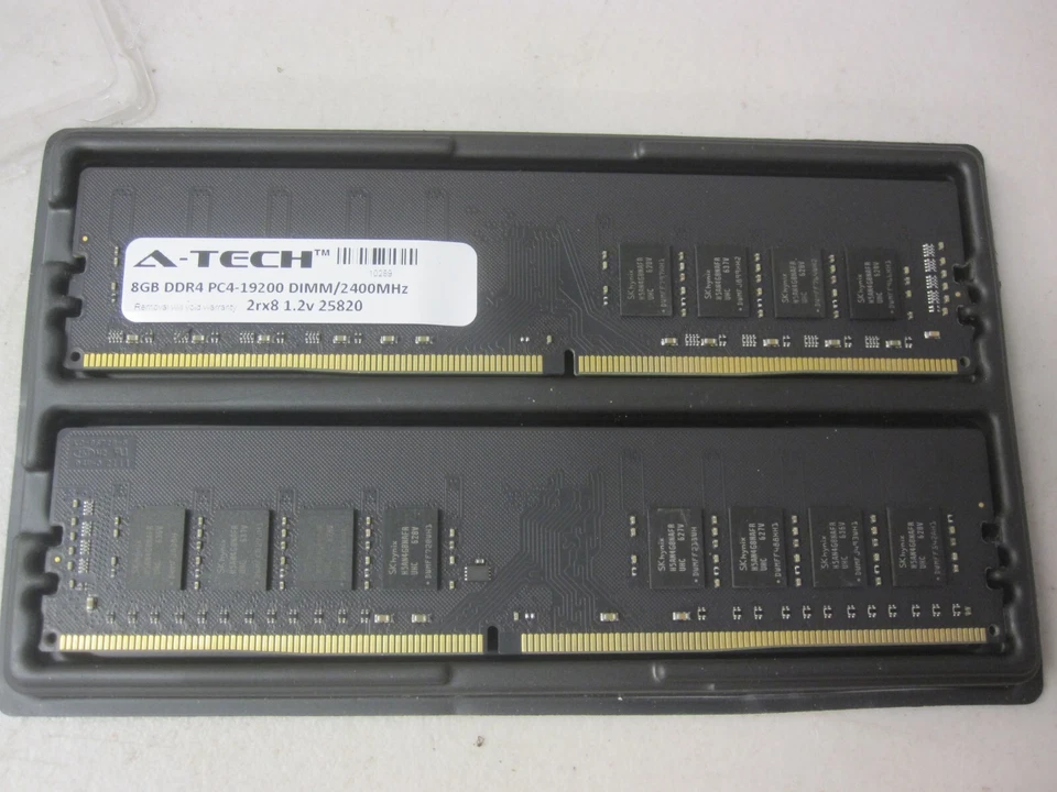 A-Tech DDR4 PC4-19200 DIMM 2400MHz Desktop Memory 16GB Kit - Image 3 of 4