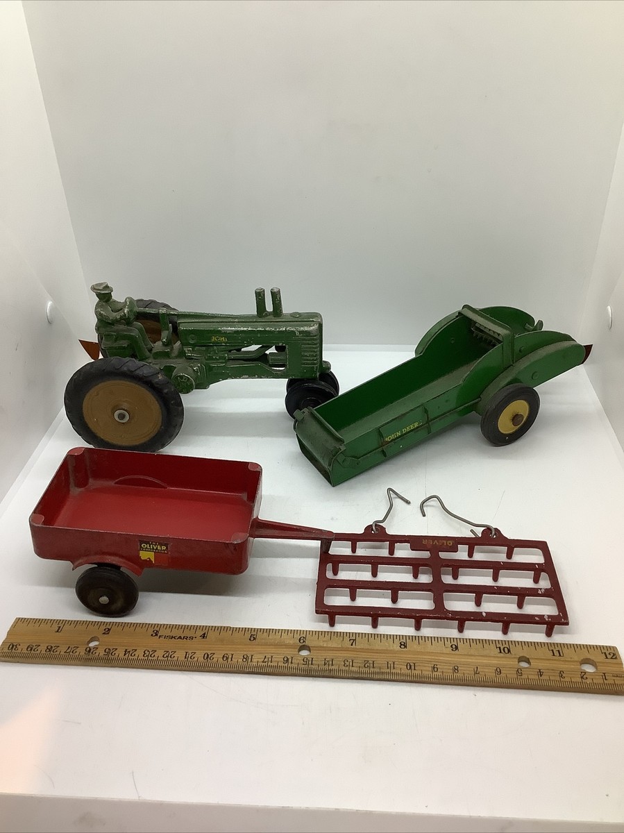 Sets Toy Farm Implements VINTAGE 1950's SLIK FARM IMPLEMENTS