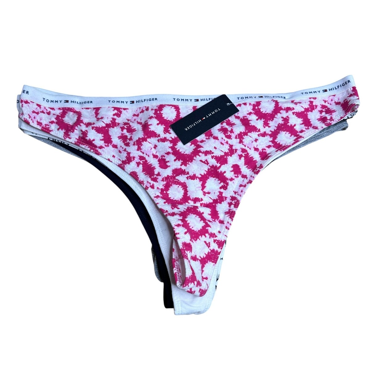 TOMMY HILFIGER MICROFIBER WOMEN THONGS- Size XL - 5-Pack | eBay