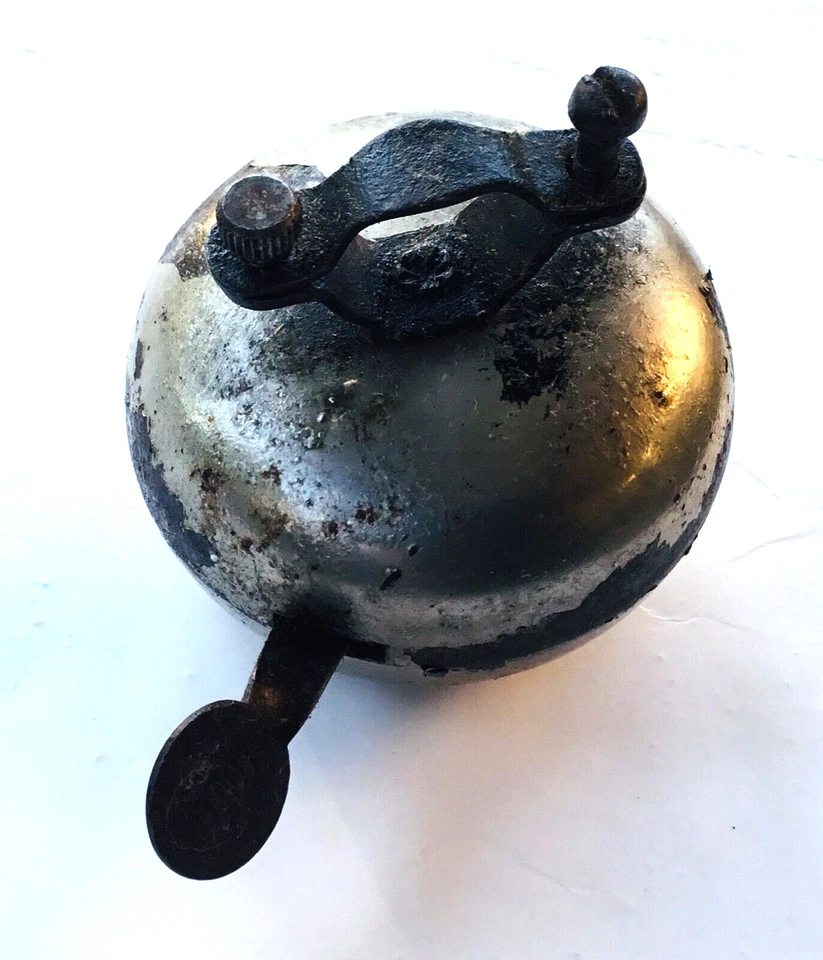 ANCIENNE SONNETTE DE VELO LOUCO TETE DE COQ BELL OF BIKE Campanilla de bicicleta - Photo 3/4