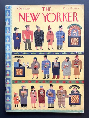 ●NewYorker様● 14 VTG New Yorker Magazines from 1941 Complete Issues VG- to
