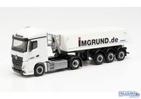 Herpa Imgrund Mercedes Benz Actros Streamspace 2.5 Schmitz Kippsattelzug 313582