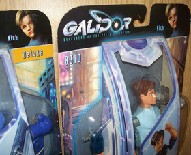 Galidor Nick Deluxe Figure 8313 & Nick 8310 Lego New Factory Sealed (2002)