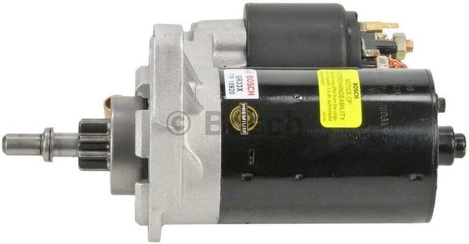 Starter Motor OES Bosch SR33X for Volkswagen Golf, Jetta - Image 2 of 4