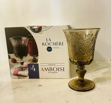 La Rochère Amboise 6 oz Goblet / Wine Glass Moka