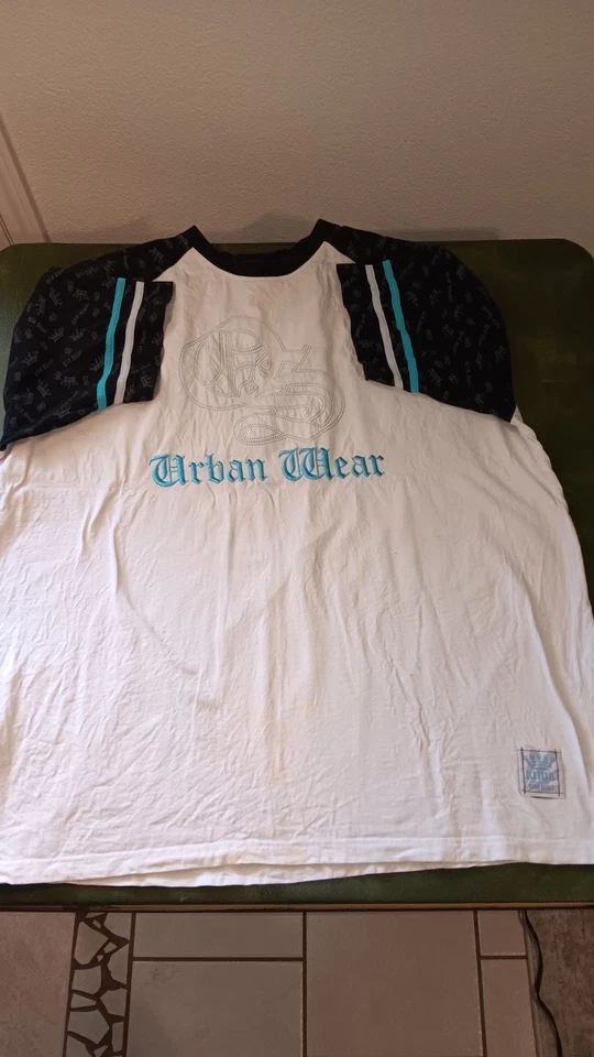 Camiseta manga corta bordada 3XL Old Skool Urban Wear Foto 4 de 4